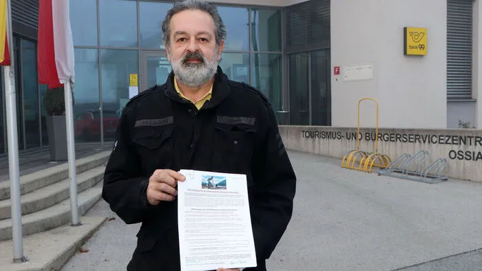 Hans Ortner konnte rund 70 Unterschriften im Gemeindeamt abgeben