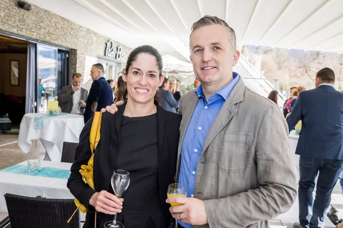 Partyköchin Yulia Haybäck mit Lebensgefährte Andreas Kavalirek