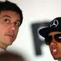 Toto Wolff mit Lewis Hamilton