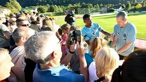 Großer Andrang um David Alaba