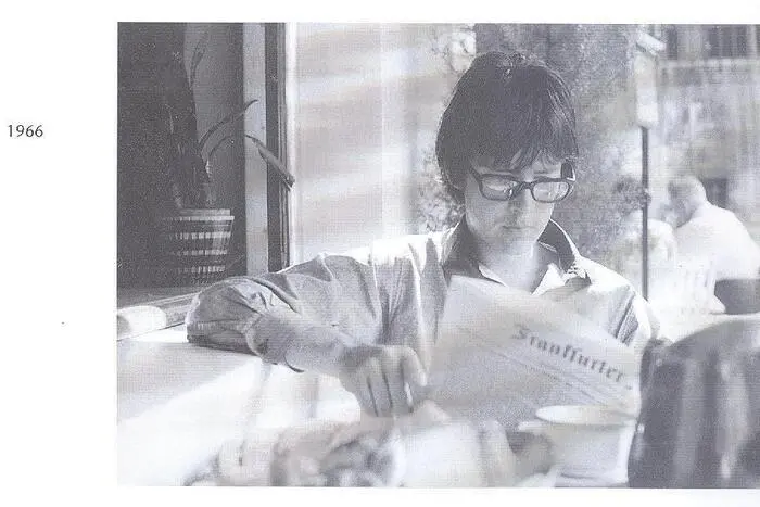 Peter Handke 1966 in Frankfurt
