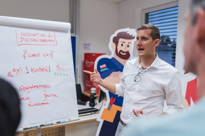 An drei Station wurden Ideen für Innovationen besprochen.