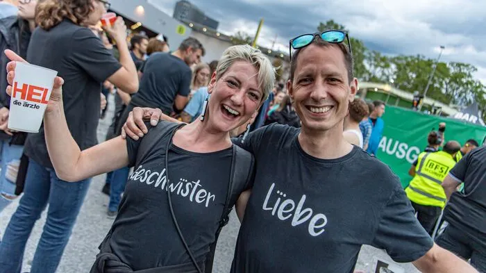 Ein Fest für Deutschpunk-Fans: "Die Ärzte" gastierten am 8. September 2022 am Grazer Messegelände.