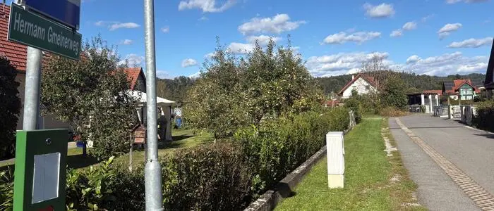 Aus dem Hermann-Gmeiner-Weg soll „Im Brunnenfeld“ werden