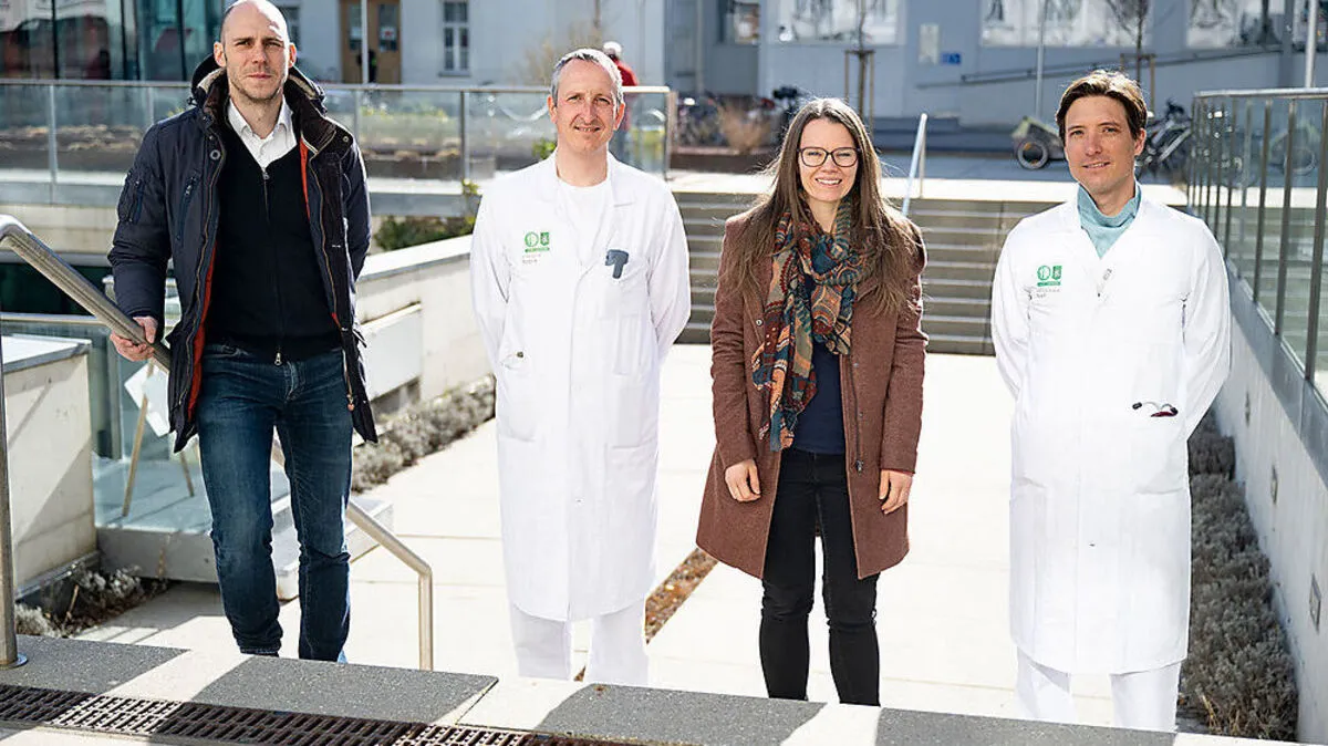 Forschungsteam: Diether Kramer, Werner Ribitsch, Stefanue Jauk und Peter Rainer