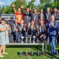 Die Freude war groß: FF Kleinfrannach ist zum dritten Mal in Folge Landessieger in der Königsdisziplin „Bronze A“