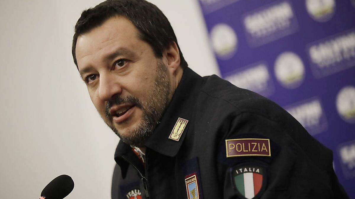 Italienischer Innenminister Matteo Salvini 