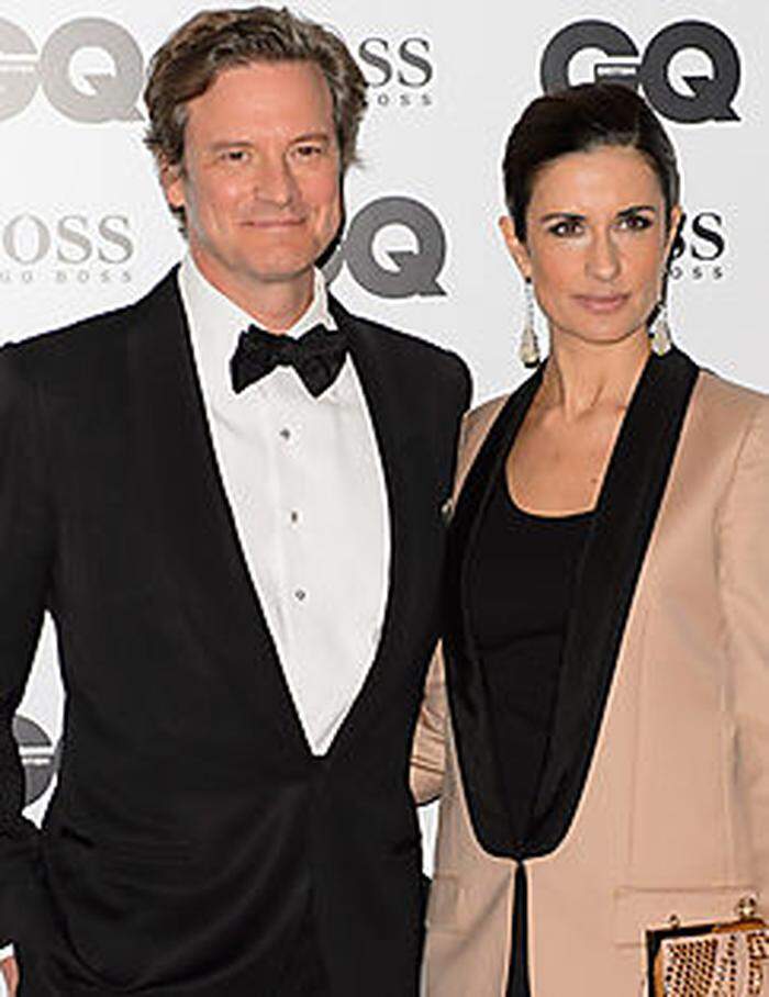 Colin Firth mit Ehefrau Livia