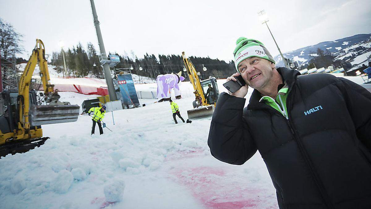 Karl Höflehner ist seit 40 Jahren Betriebsleiter auf der Planai, er war zentrale Anlaufstelle bei zwei Ski-Weltmeisterschaften. Nach den Special Olympics geht er in Pension.