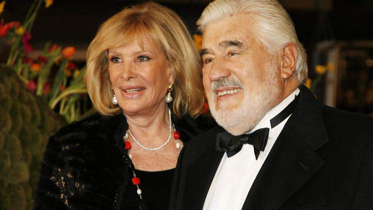 Mario Adorf und seine zweite Ehefrau Monique Faye