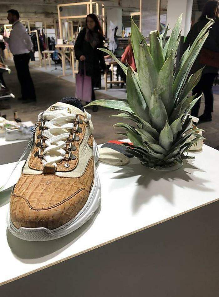 Inzwischen werden Schuhe aus Ananasleder hergestellt