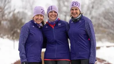 Romana Patterer, Marlene Prosch und Petra Flegar, die drei Laufcoaches vom Club 261 Trofaiach