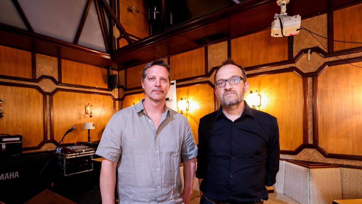 Thomas Maitz und Michael Stoiser betreiben das Café Wolf