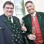 Jörg Siegel und Bertram Mayer in Bad Aussee. Letzterer war auch Geschäftsführer der Landesausstellung "Narren und Visionäre" im Jahr 2005 im Ausseerland