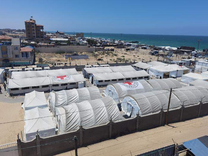 Feldspital in Rafah | Das Feldspital des Internationalen Roten Kreuz in Rafah im Süden von Gaza