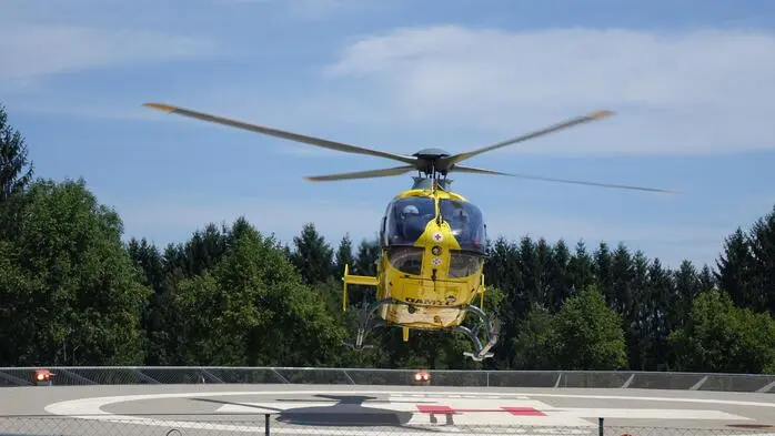 Rettungshubschrauber C16 war im Einsatz