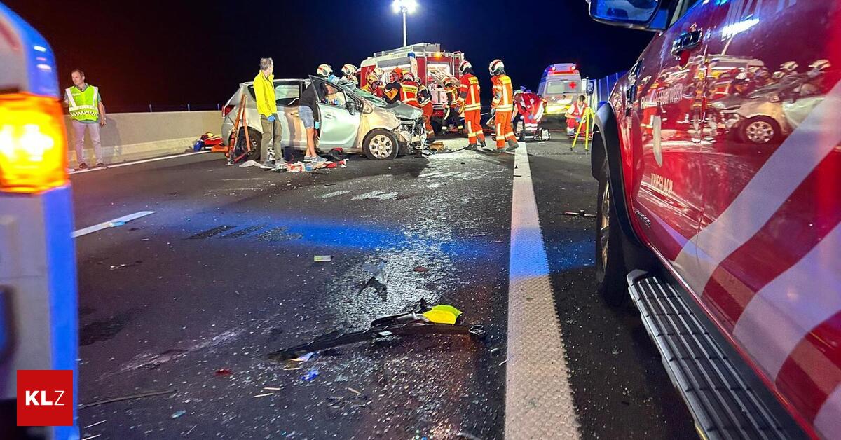 Krieglach: Man in critical condition: Car overturned several times on S6