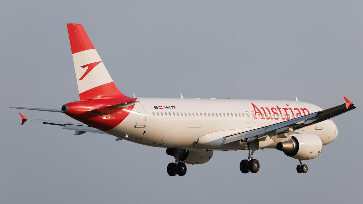 Ein Airbus A320-214 A320 der Austrian Airlines