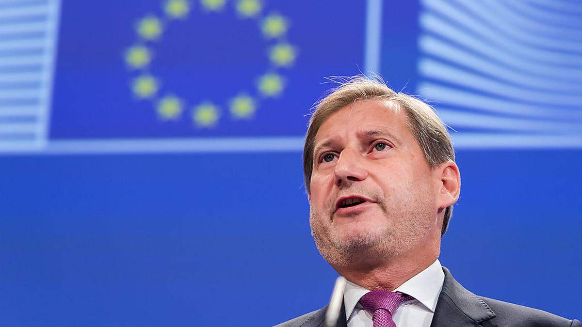 EU-Erweiterungskommissar Johannes Hahn stellt den Bericht heute vor