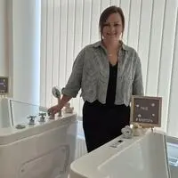 Marlies Hofer in ihrem „Glücksgriff Babyspa“ in Gröbming