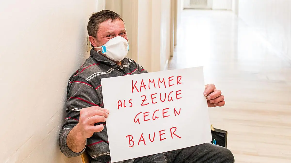  Kammervertreter sagten beim Prozess gegen Urbas aus – er nutzte diesen Umstand für Publicity-Aktionen