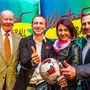 Klaus Mitterdorfer (Zweiter von links) hat es geschafft, er ist der neue KFV-Präsident!