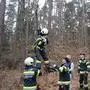 Die Feuerwehr konnte die Katze aus ihrer misslichen Lage befreien