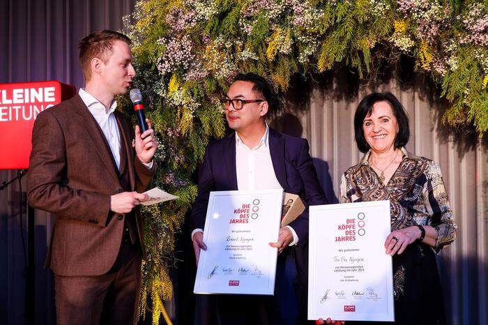 Nguyen wurde von der Kleinen Zeitung auch als „Kopf des Jahres“ 2023 in der Kategorie Gastgeber ausgezeichnet