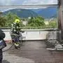 Balkonbrand in der Villacher Innenstadt
