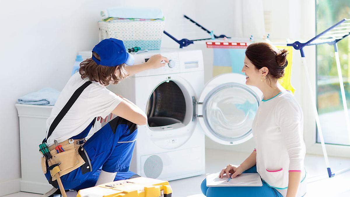Eine Waschmaschine müsste 17 bis 23 Jahre lang funktionieren, damit sie sich ökologisch &quot;rentiert&quot;. Im Schnitt werden diese Geräte aber nur rund 11 Jahre alt.