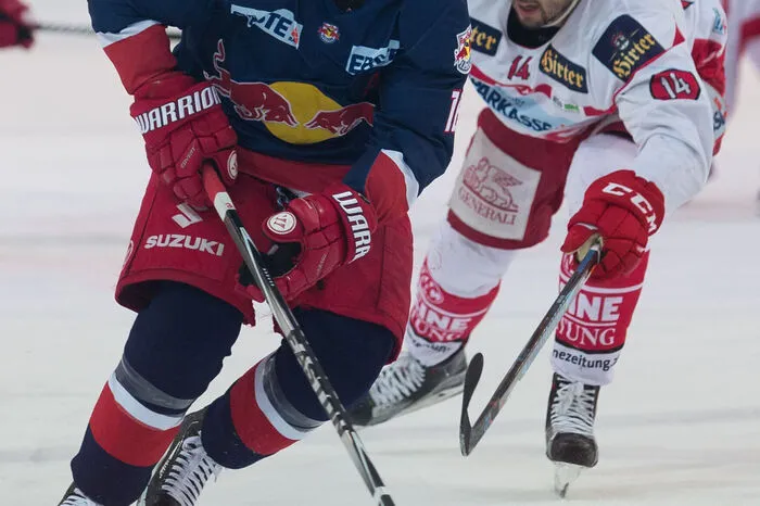 Meistens waren die Klagenfurter hinter den Salzburg-Spielern