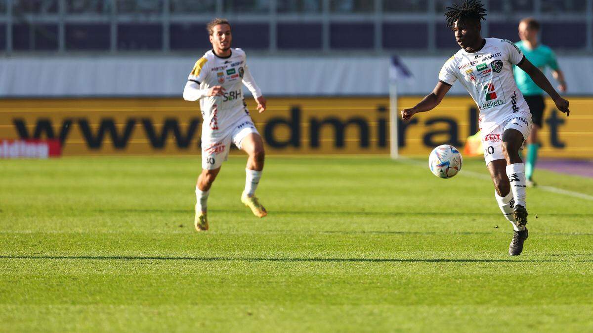 Boakye traf zum 2:2 gegen Hartberg