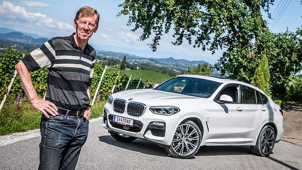 Letzter Gruß aus dem Sommer: Walter Röhrl und der BMW X4
