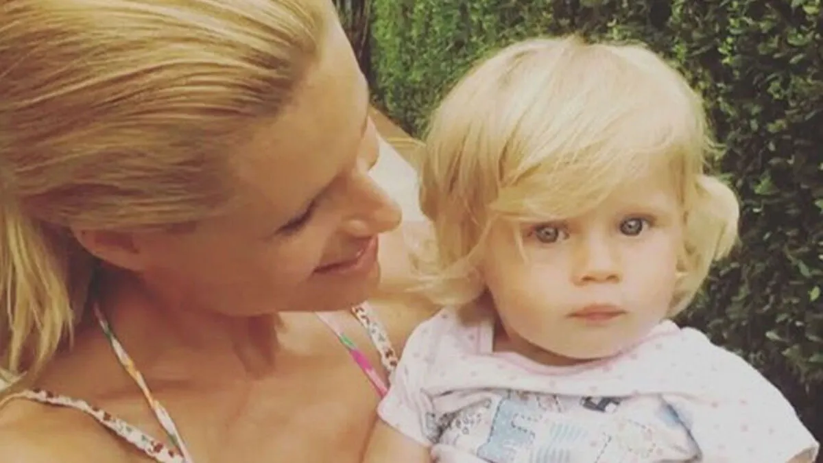 Michelle mit Tochter Celeste