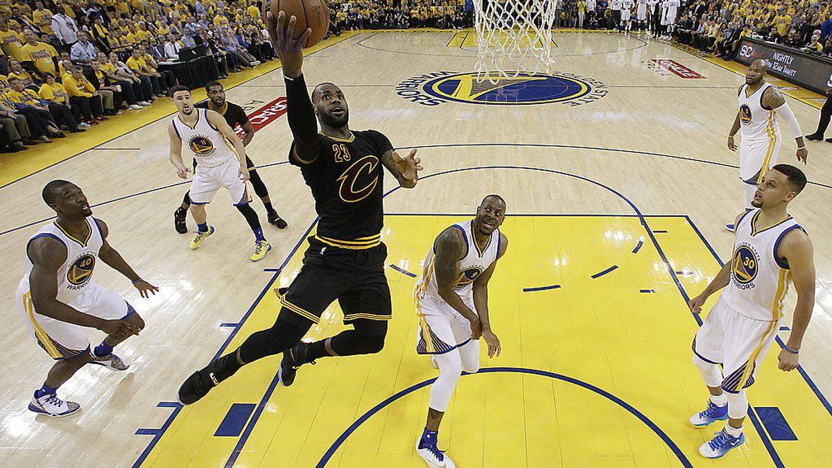 LeBron James führte Cleveland zum Sieg