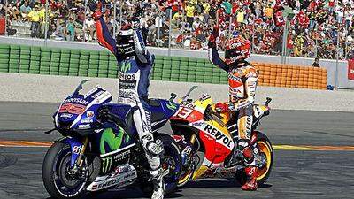 Jorge Lorenzo durfte jubeln - auch dank Marc Marquez