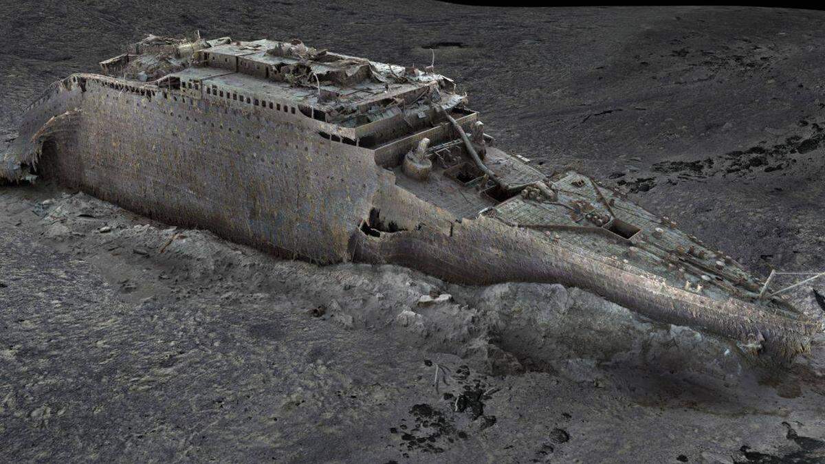 Das Wrack der Titanic liegt in einer Tiefe von rund 3800 Metern