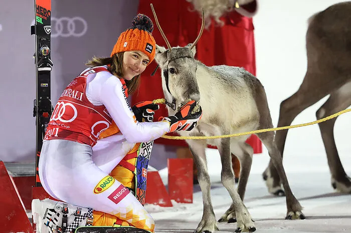  Petra Vlhova (SVK) Mikaela Shiffrin (USA) Lena Dürr (GER)  Hier kommen Sie zum Rennbericht!