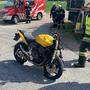 Der Motorradlenker aus Graz wurde unbestimmten Grades verletzt