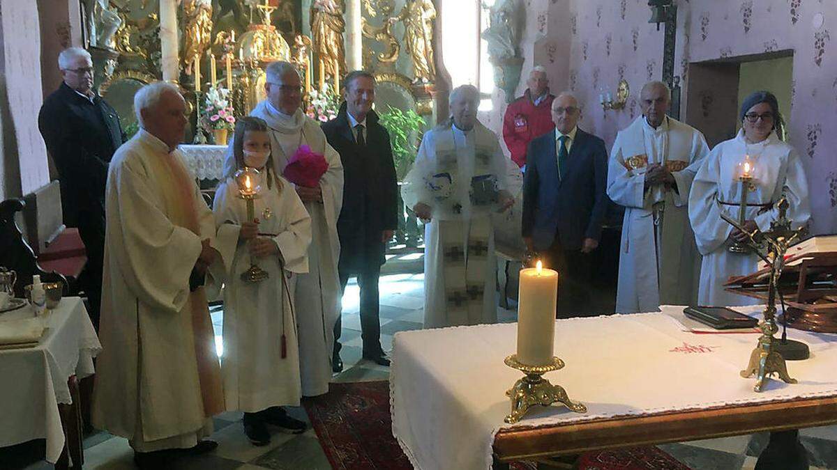 In der Pfarrkirche Himmelberg wurde die Festmesse gefeiert