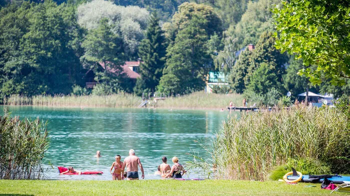 Am Montag scheint in ganz Österreich die Sonne, auch hier am Kärntner Keutschachersee