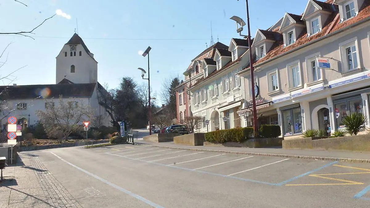 Wenig los am Weizer Hauptplatz