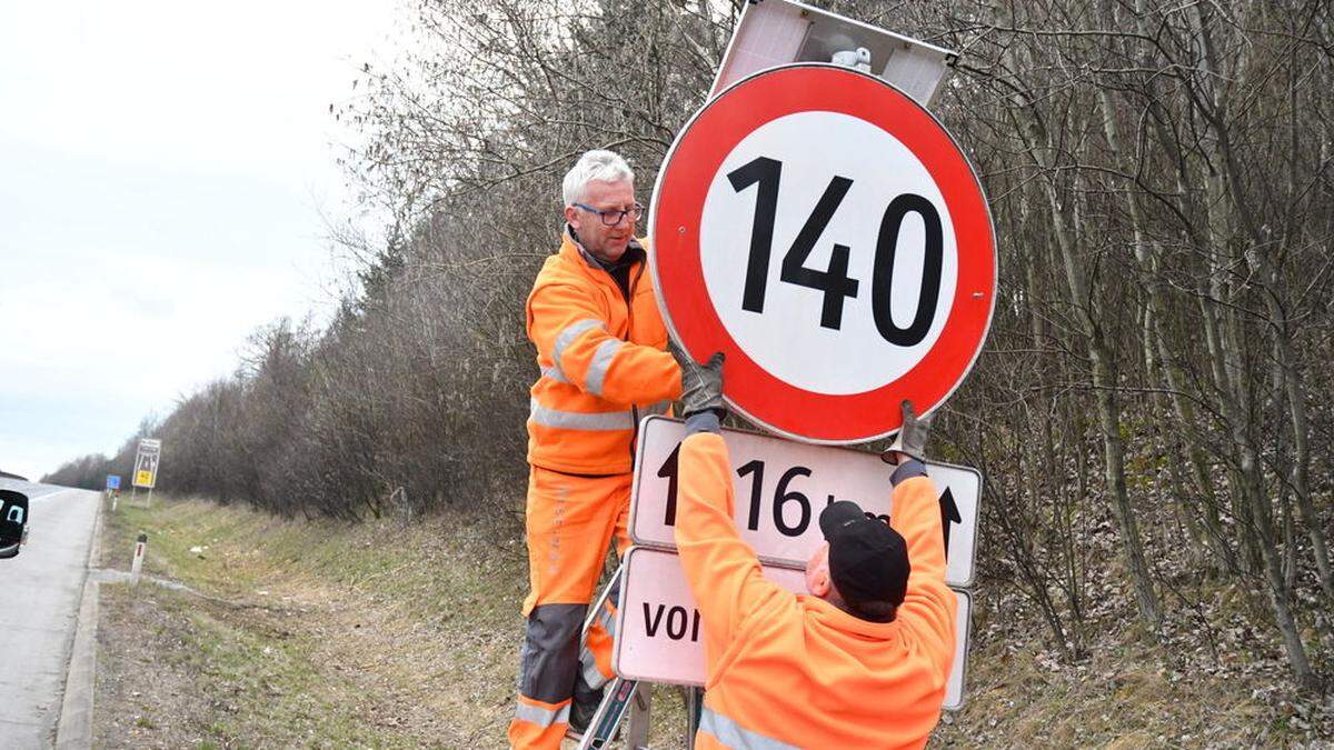 Projekt &quot;Tempo 140-Teststrecken&quot; ist beendet