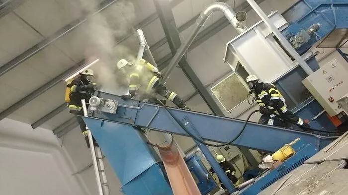 Die Feuerwehr brachte den Brand unter Kontrolle