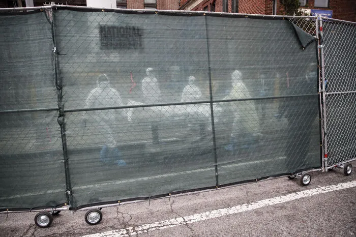 In New York wurden binnen eines Tages 783 Todesfälle gemeldet.