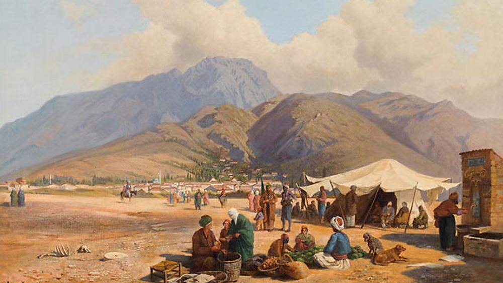 Anna Lynker, „Orientalischer Markt“,1866