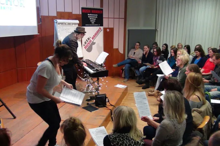 Unter der künstlerischen Leitung von Mani Mauser, der Stimmbildnerin und Choreografin Jeannine Rossi und dem technischen Leiter Wolfgang Vrecar haben alle bewiesen, dass wirklich jeder singen kann, es aber viele noch gar nicht wissen, wie Chorleiter Mauser betonte.