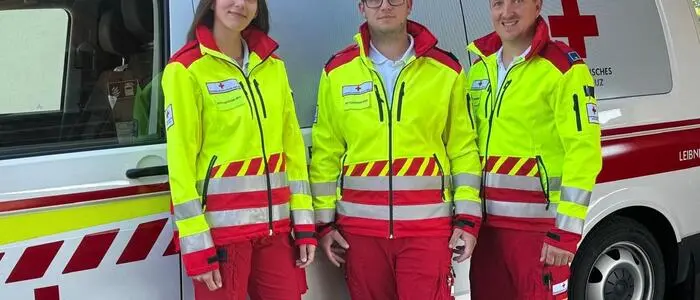Anika Ruffenacht, Jannis Trunk und Dominik Schmid bilden die neue Führungsspitze der Rotkreuz-Ortsstelle Arnfels