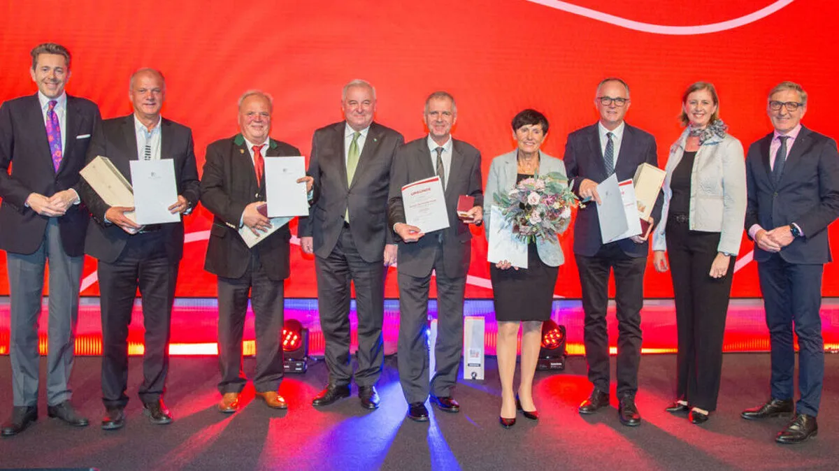 Harald Mahrer, Erwin Fuchs, Franz Perhab, Hermann Schützenhöfer, Günther Stangl, Elfriede Säumel, Karl Schmidhofer, Barbara Eibinger-Miedl und Josef Herk