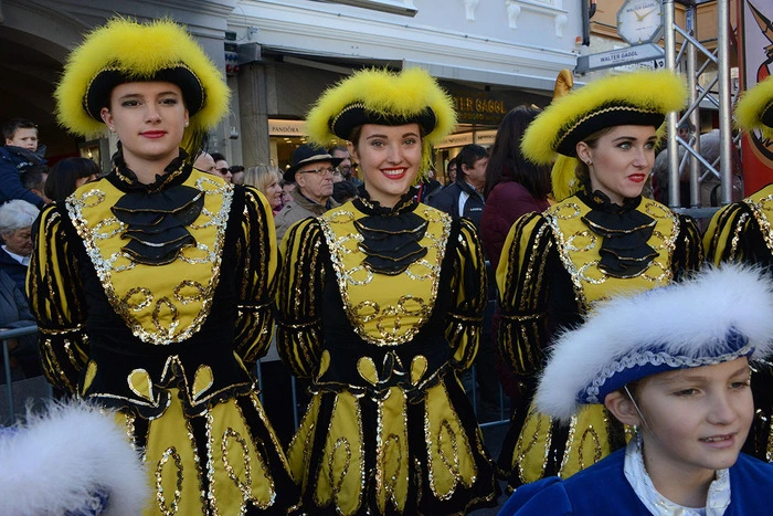 Die Garde der Villacher Faschingsgilde